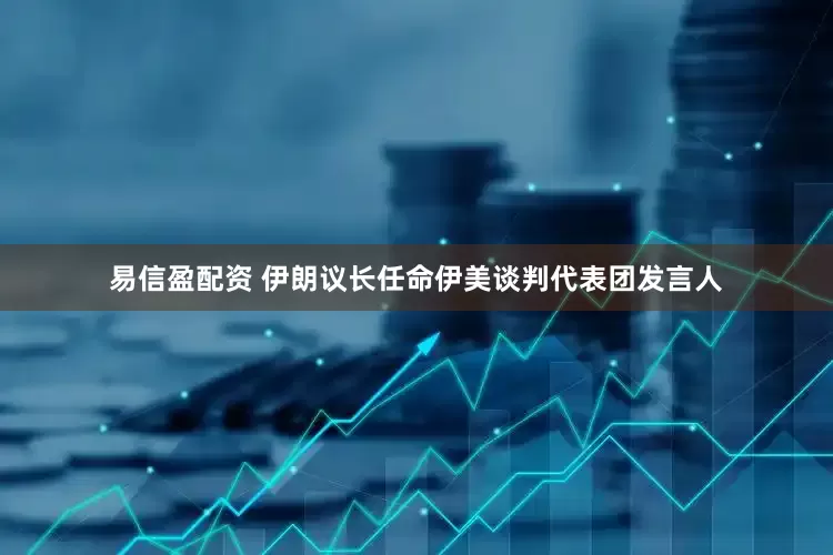 易信盈配资 伊朗议长任命伊美谈判代表团发言人